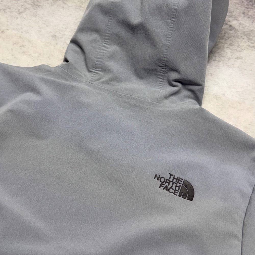 The North Face Anorak Pullover Womens XL Gray Fleece Lined Hooded Outdoors Coat - Picture 10 of 10
